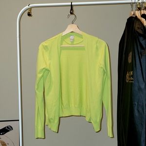 S jcpenney green cardigan